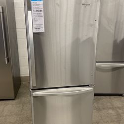 Whirlpool  Single door bottom freezer 19 cuft Refrigerator
