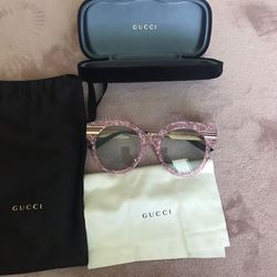 Pink Gucci Glasses 