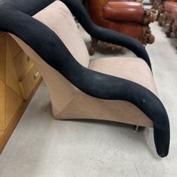 Vintage Caracole Gelee accent chair w/mocha mohair seat cushion - Good Condition- Retal: $3200