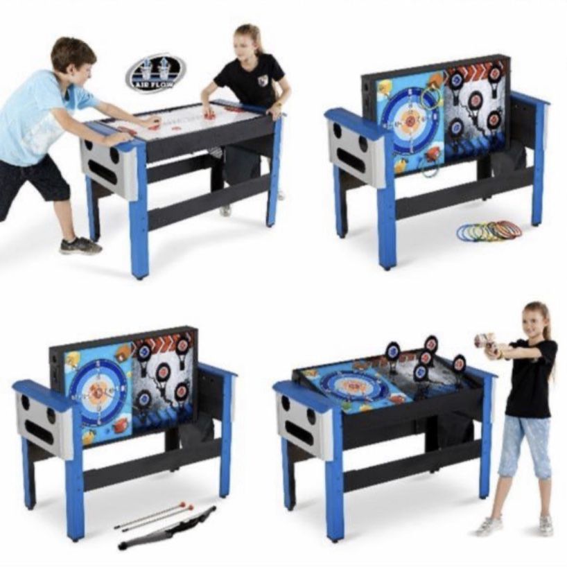 MD Sports 48 Inch 4-IN-1 Swivel Combo Game Table