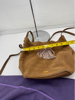 UGG leather bucket hobo bag