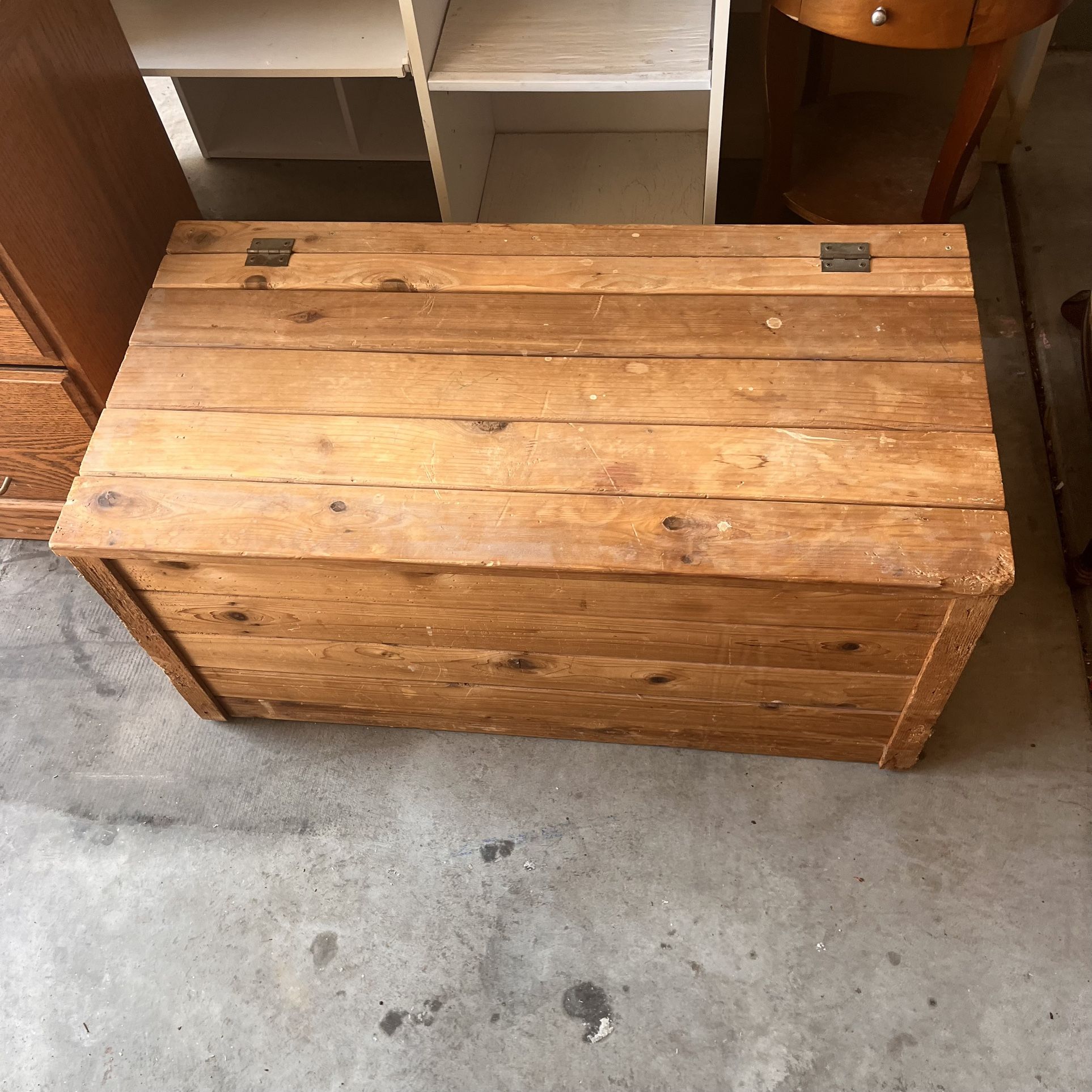 Antique chest trunk