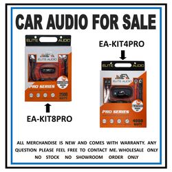 Elite audio 8 gauge 4 gauge pro kits
