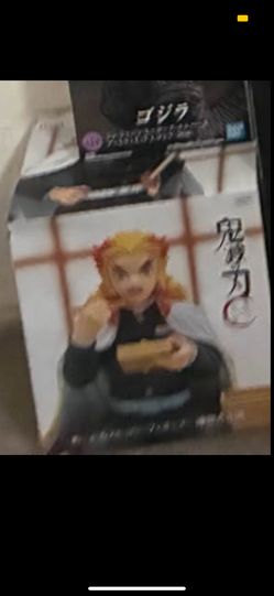 Japan Authentic Kyojuro Rengoku Noodle Stopper Figure