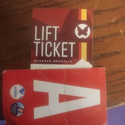 Monarch Ski Lift Tickets For Ski And Snowboard