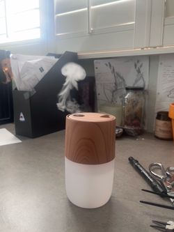 light up color changing jellyfish humidifier small night table