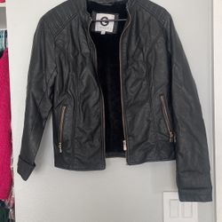 Faux Leather Jacket Guess
