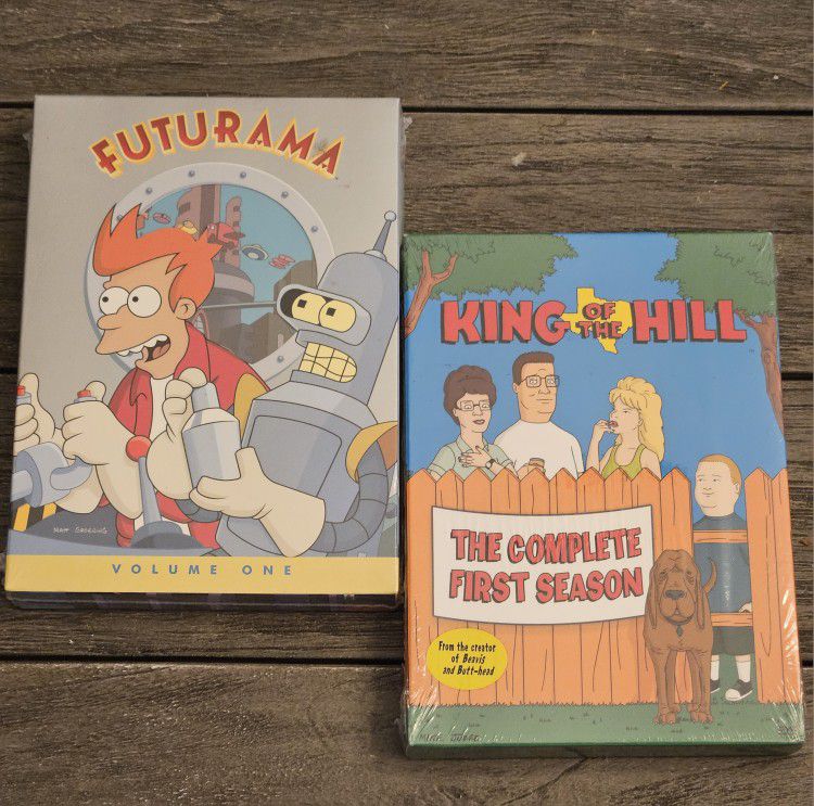 Futurama and King Of The Hill Dvds