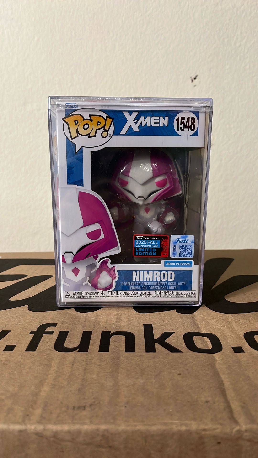 Funko Pop # 1548 Nimrod X Men Marvel New York Comic Con 2025 Fall Convention Exclusive Limited Edition