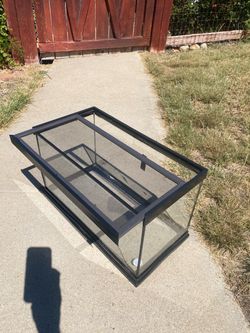 10 Gallon Reptile Starter Habitat, Leopard Gecko Tank 10 gallon terrarium, glass tank