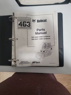 Bobcat Parts Manual 
