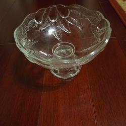 Vintage Glass Pedestal
