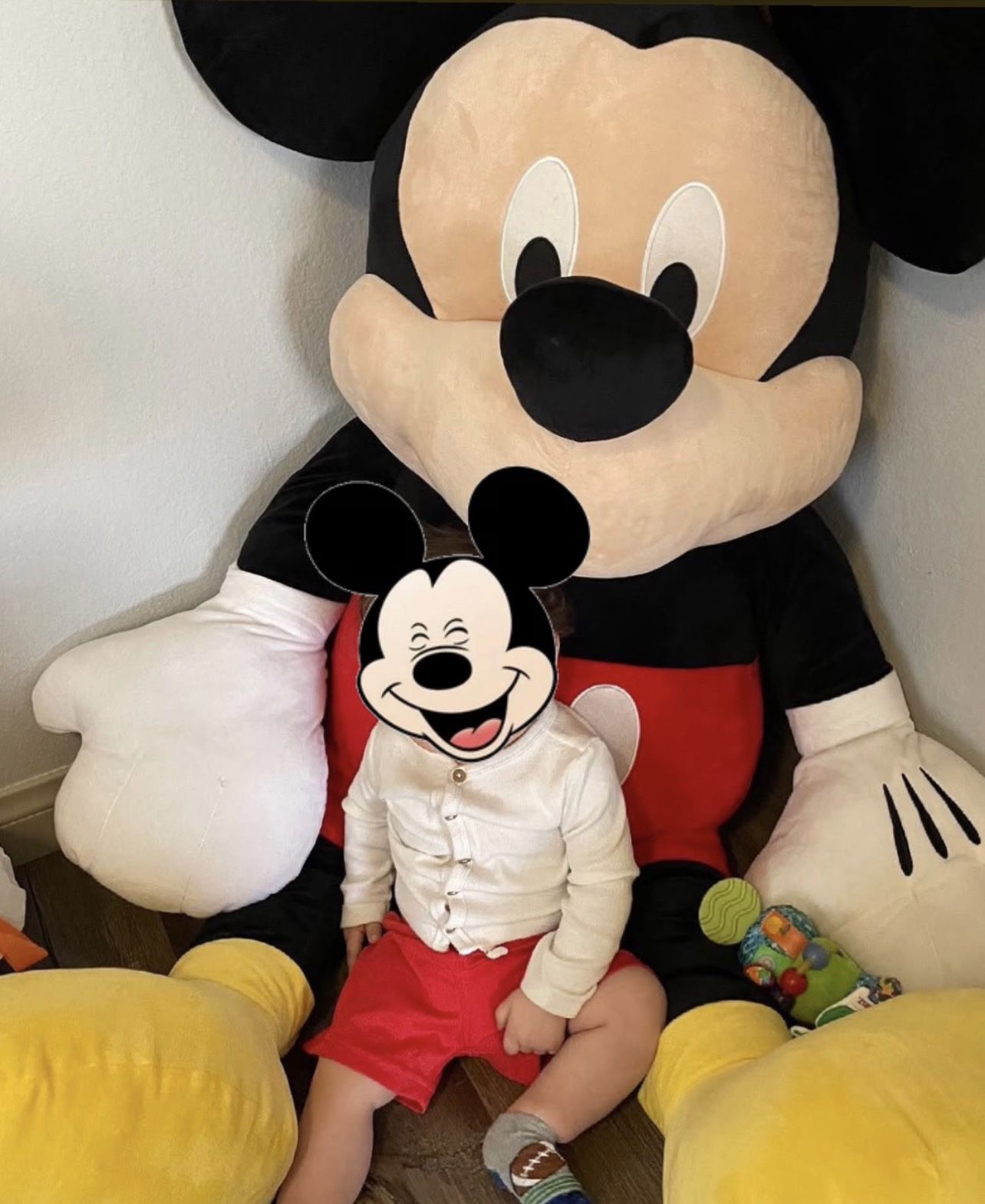 Disney baby Jumbo Mickey plush