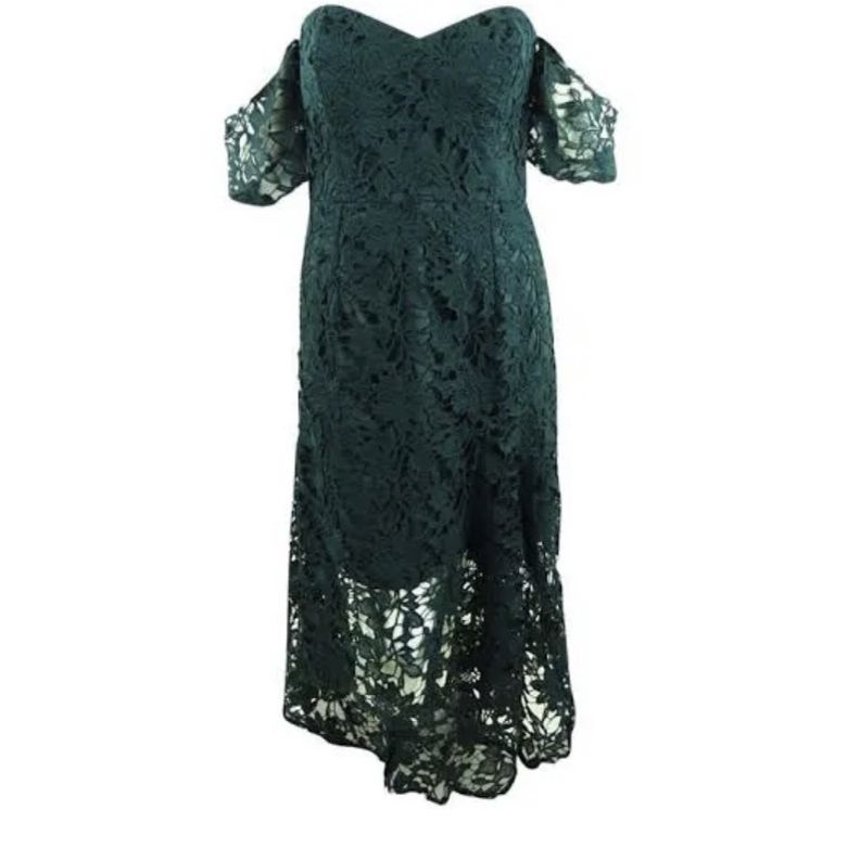 Cocktail Black Tie Lace High Low Dress