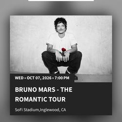 Bruno Mars Romantic tour