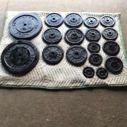 198 Pounds Of Cast Iron Weights