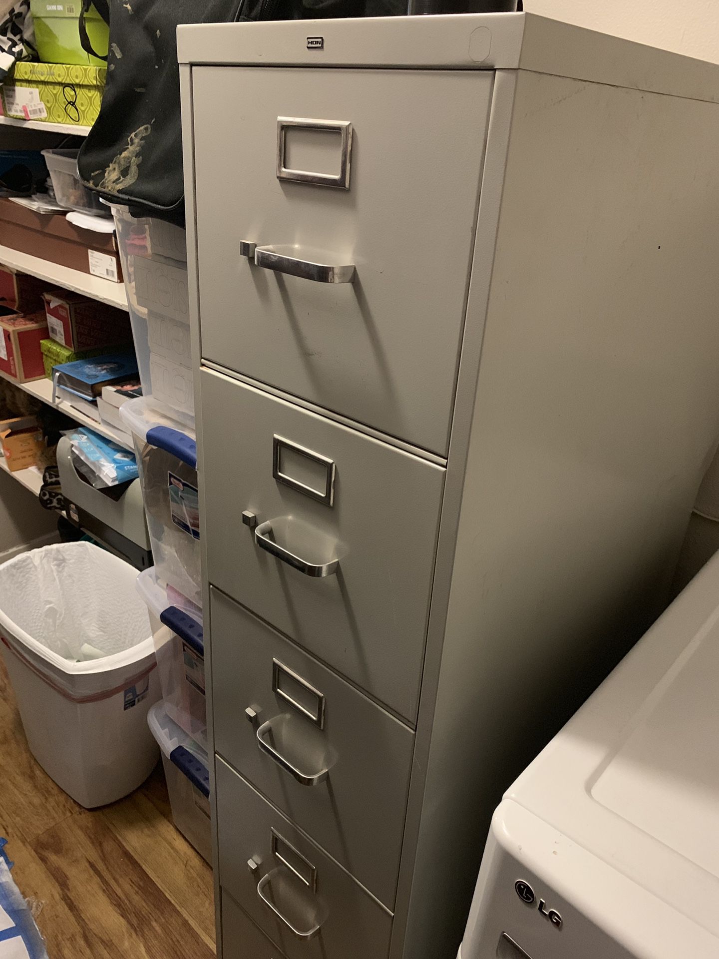 5 drawer filing cabinet.