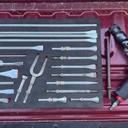 Snap-On Air Hammer and Bit Set