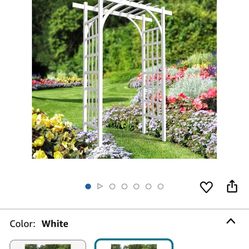 PVC Wedding Arch for Ceremony Party, Trellis for Climbing Plants Outdoor Arch Backdrop Stand