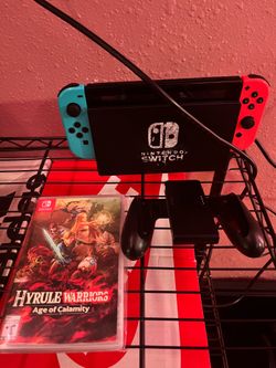 Nintendo switch with Zelda game