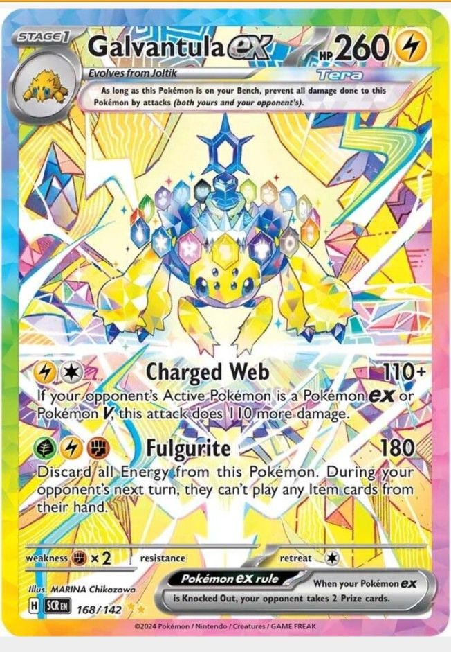 Galvantula ex #168 Pokemon Stellar Crown