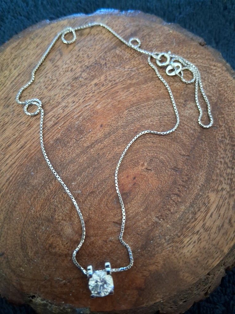 Rhodium over 925 Sterling Silver Necklace