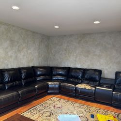 FREE! Ashley Power Reclining Sectional – Massage, Cooler, Lights, USB – Works Great!