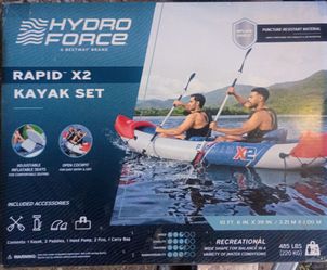 Best way HYDRO FORCE rapid x2 Kayak Set