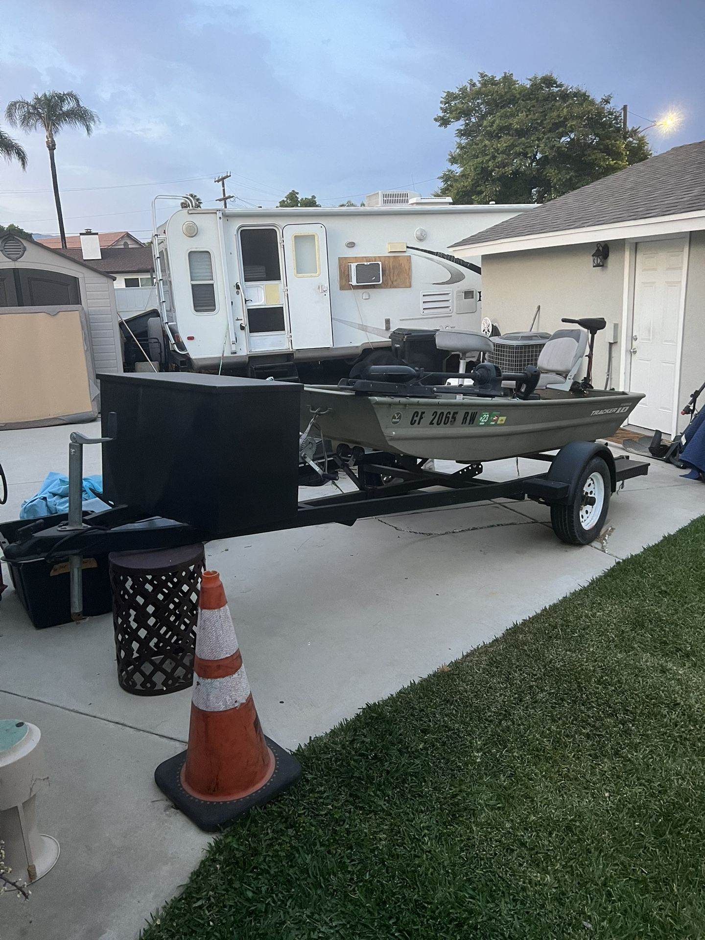 10 Foot John Boat With Trailer