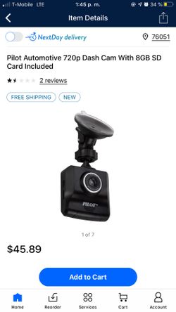 Pilot 720 security car camera