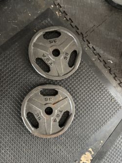 Pair 35 Lbs. Olympic Weights