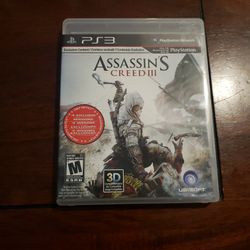 PS3 ASSASSIN'S CREED 3