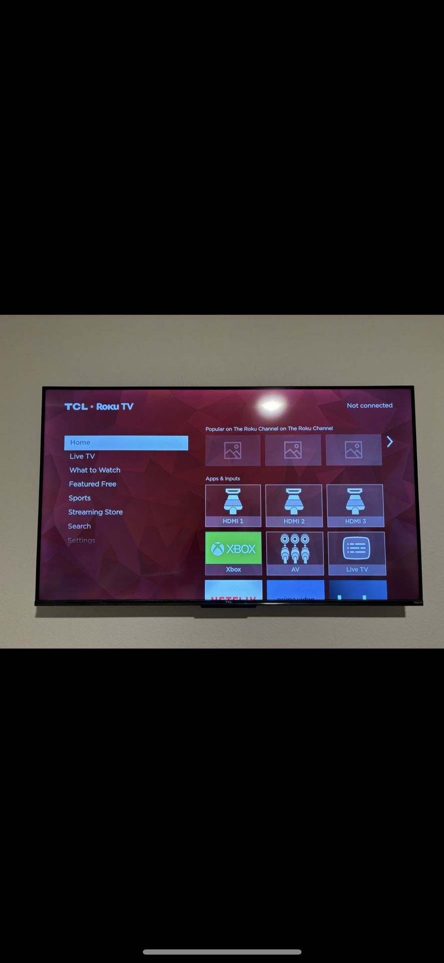 TCL ROKU SMART TV