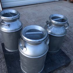 Antique large MILK JUGS $400 for all 3, or $100 each