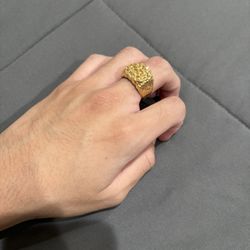 14k Heavy Plated Gold Ring 