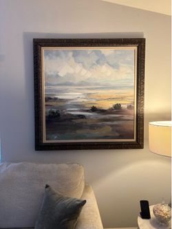 Framed Landscape painting (Giclee) on canvas