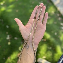 10k Gold Rope Chain 