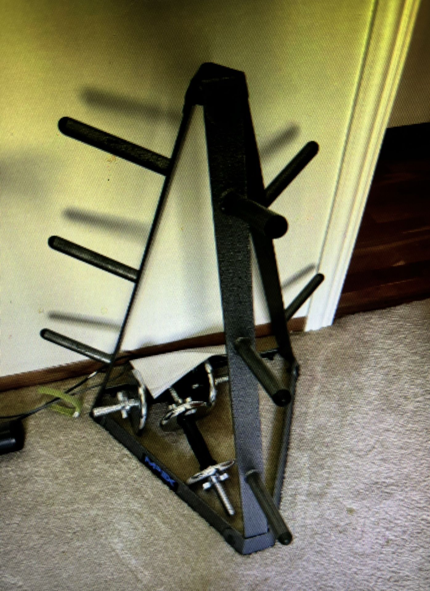 Barbell Weight Plate Rack – Excellent Condition!