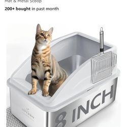 Stainless Steel Litter Box. XXL