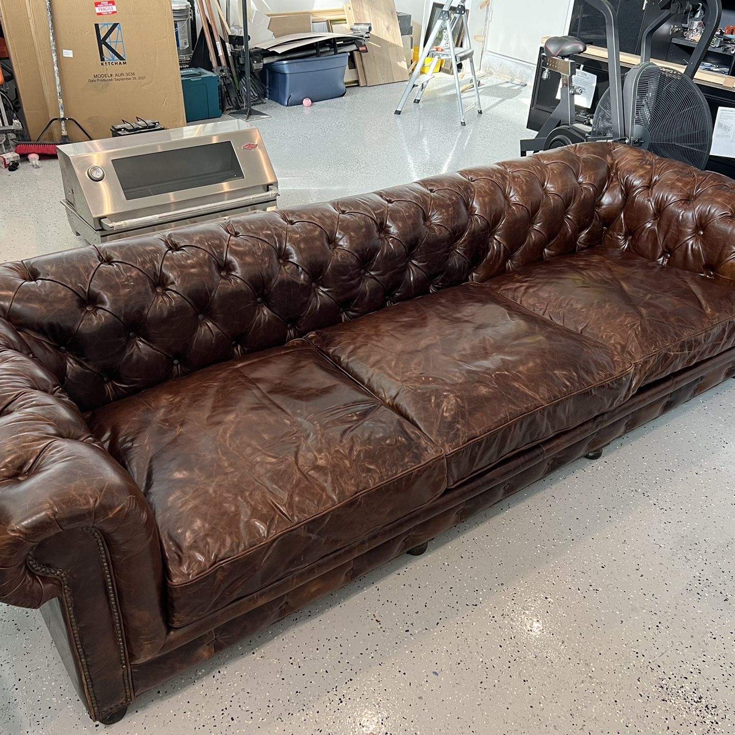 Kensington couch deals restoration hardware