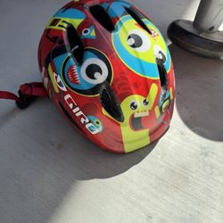 Giro Scamp Toddler Bike Helmet XS and Radio Flyer Scooter