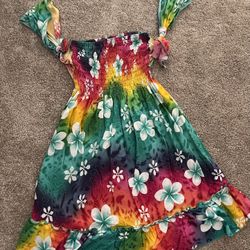 Girls Dress Size 10 Hawaiian Style 