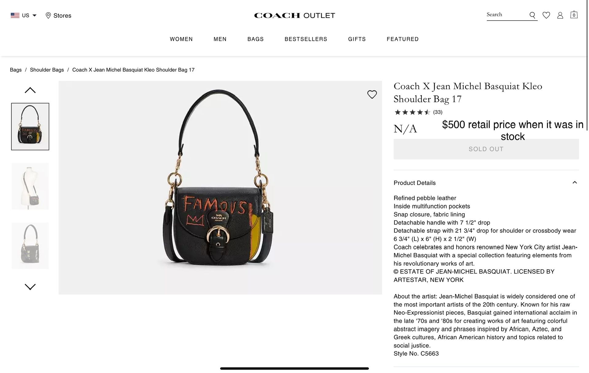 Coach bag