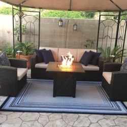 New Outdoor Wicker PVC Patio Furniture Lounge 