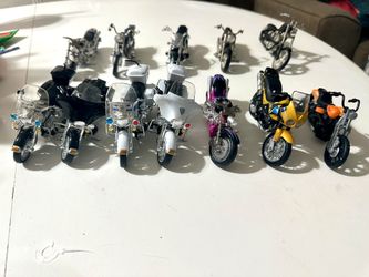 Toy Motorcycle Lot
