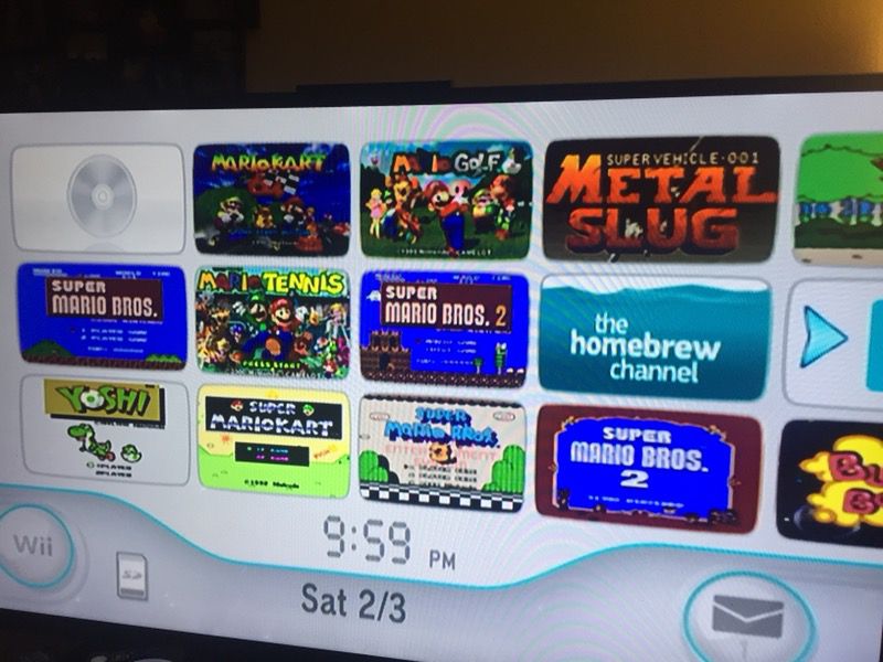 Nintendo wii moded with 1000+ games
