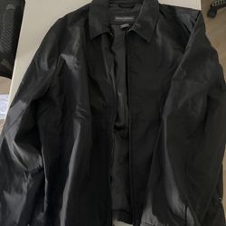 BANANA REPUBLIC MEN’S BLACK JACKET COAT SIZE XL