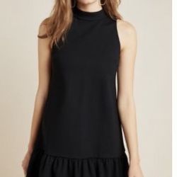 Black Anthropologie Swing Dress