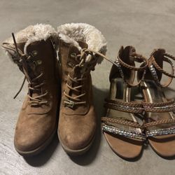 Girls Shoes Size 3/4 