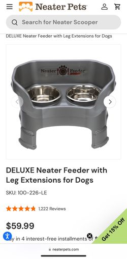 Like New Neater Feeder Medium Kit With Leg Extensions